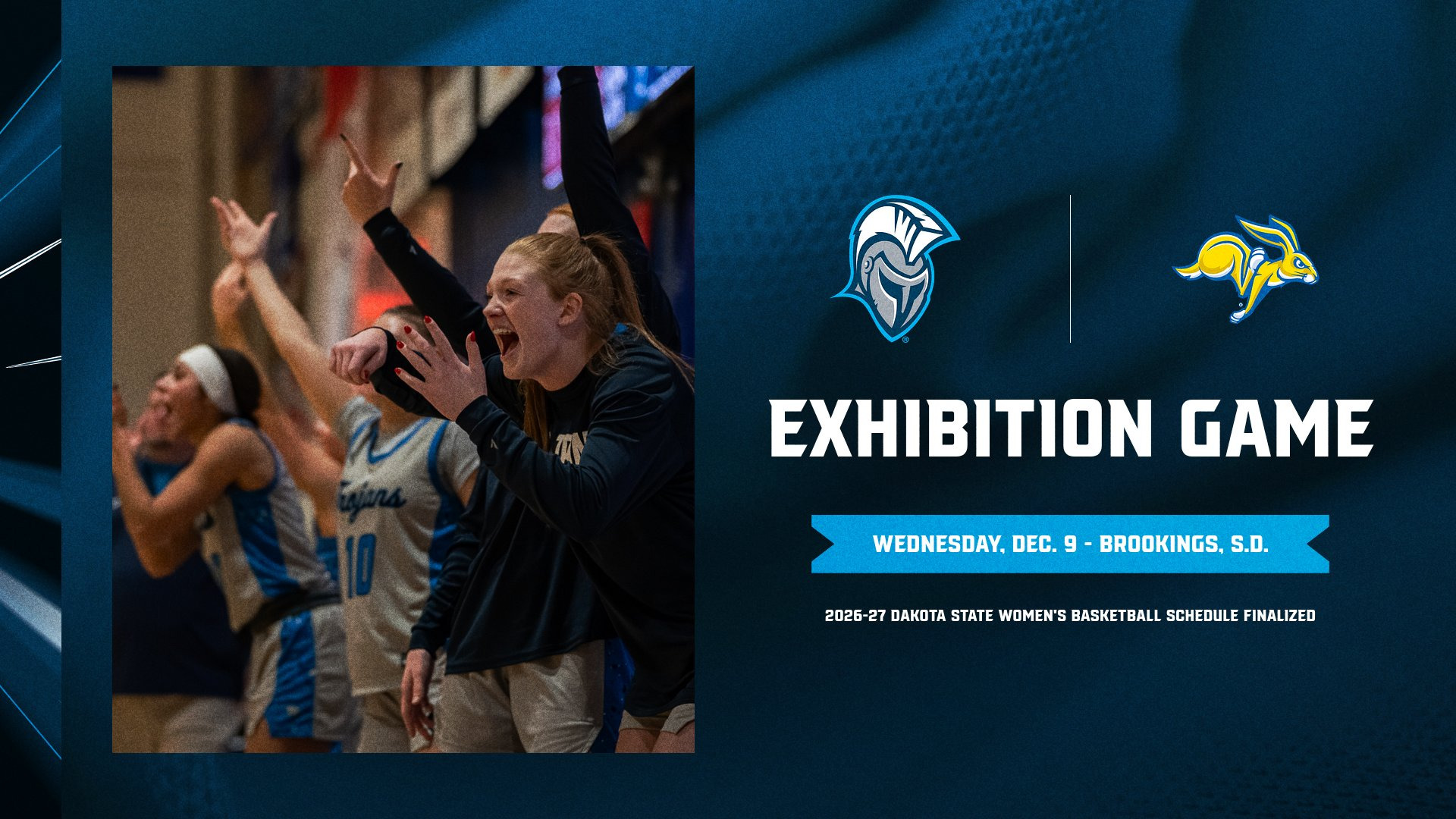 DSU women's basketball adds exhibition game at SDSU - 9/23/26