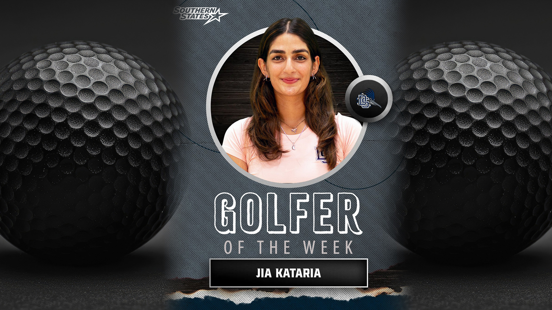 Women's Golf-Jia Kataria POW 10/28/25