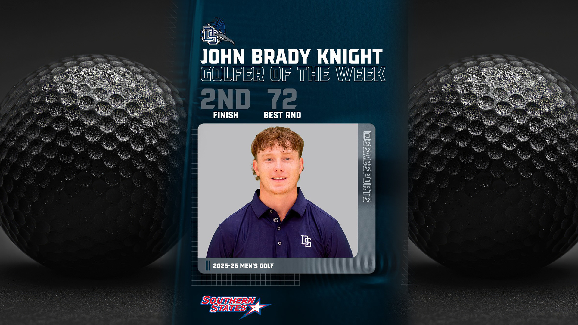 Men's Golf-John Brady Knight POW 3/31/26