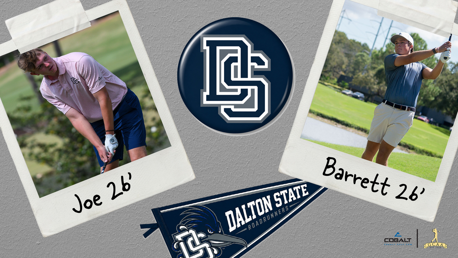 Men's Golf - Cobalt GCAA Golf All-America Scholars Graphic