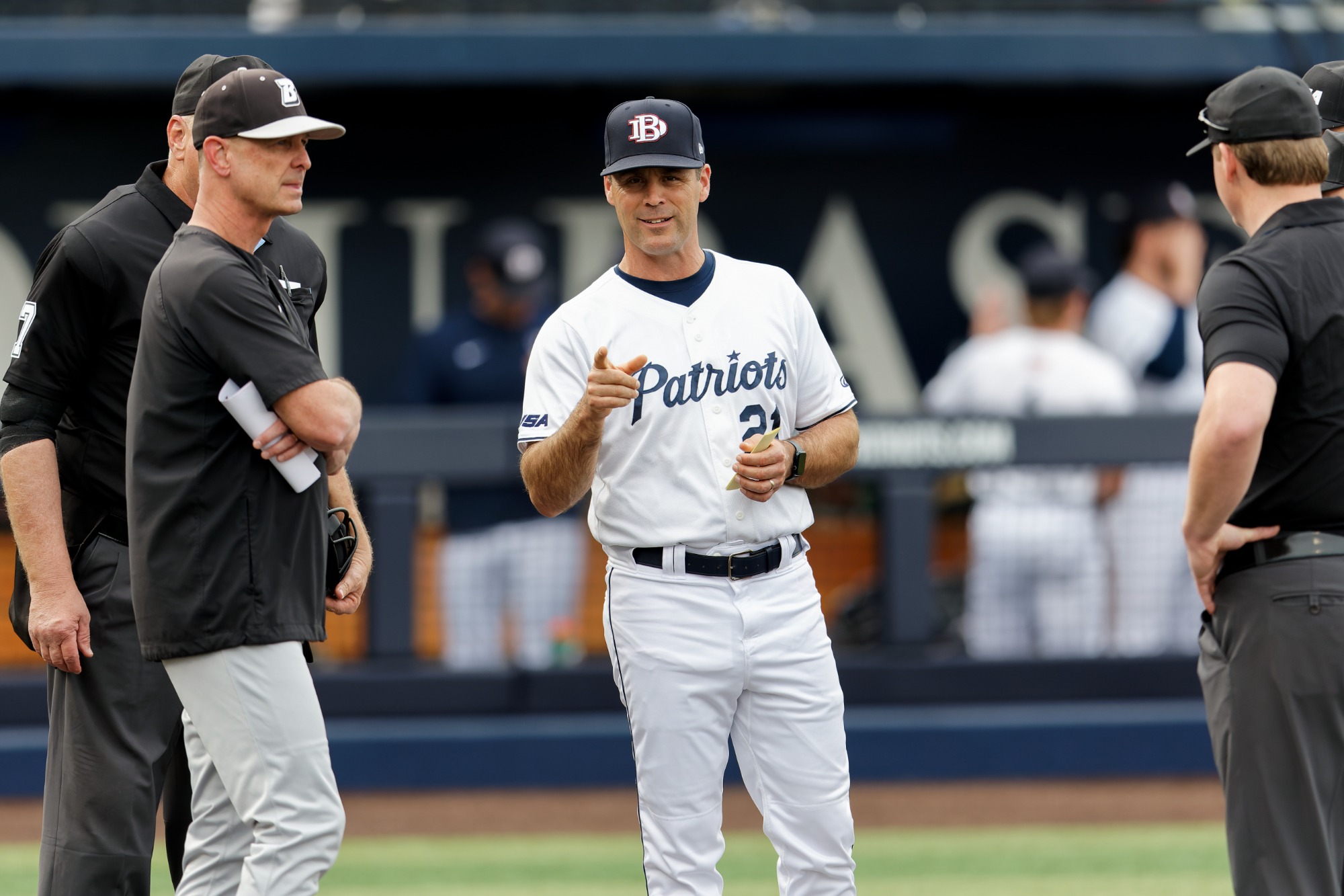 DBU Patriots vs Binghamton Bearcats in a NCAA college baseball game at Horner Ballpark on Friday, February 13, 2026 (Photo by Eddie Kelly  / ProLook Photos)