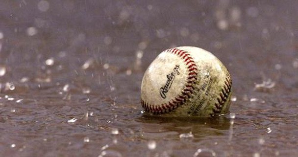 baseball rain