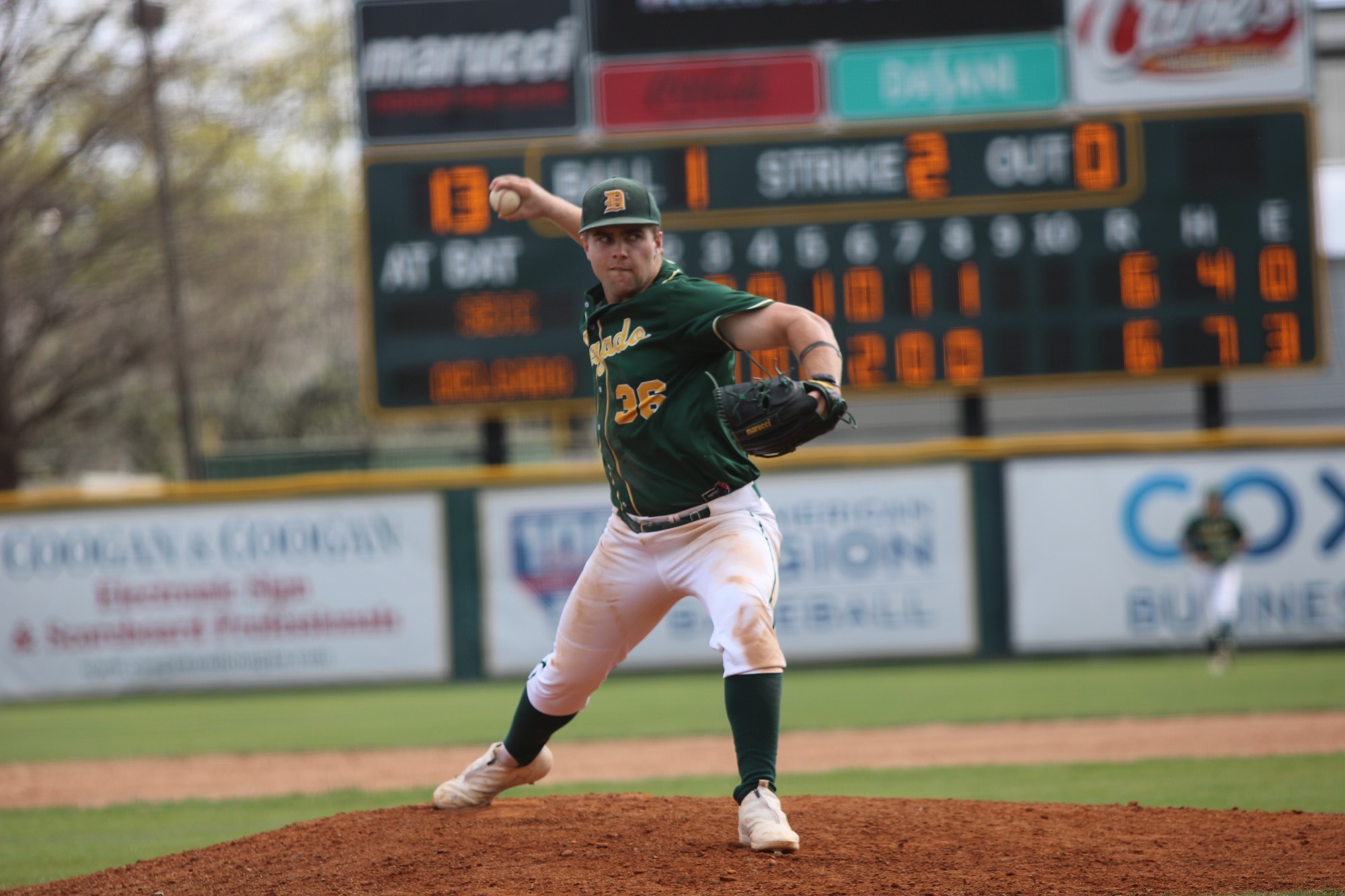 Pitcher throwing at Kirsch-Rooney 