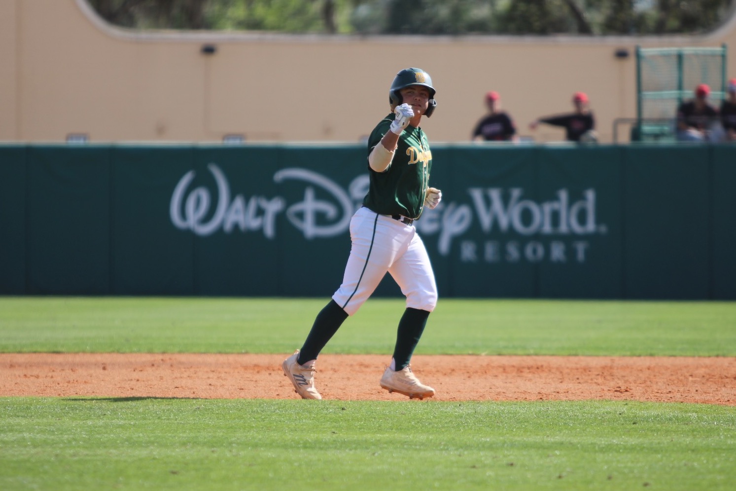 Delgado baseball player running bases