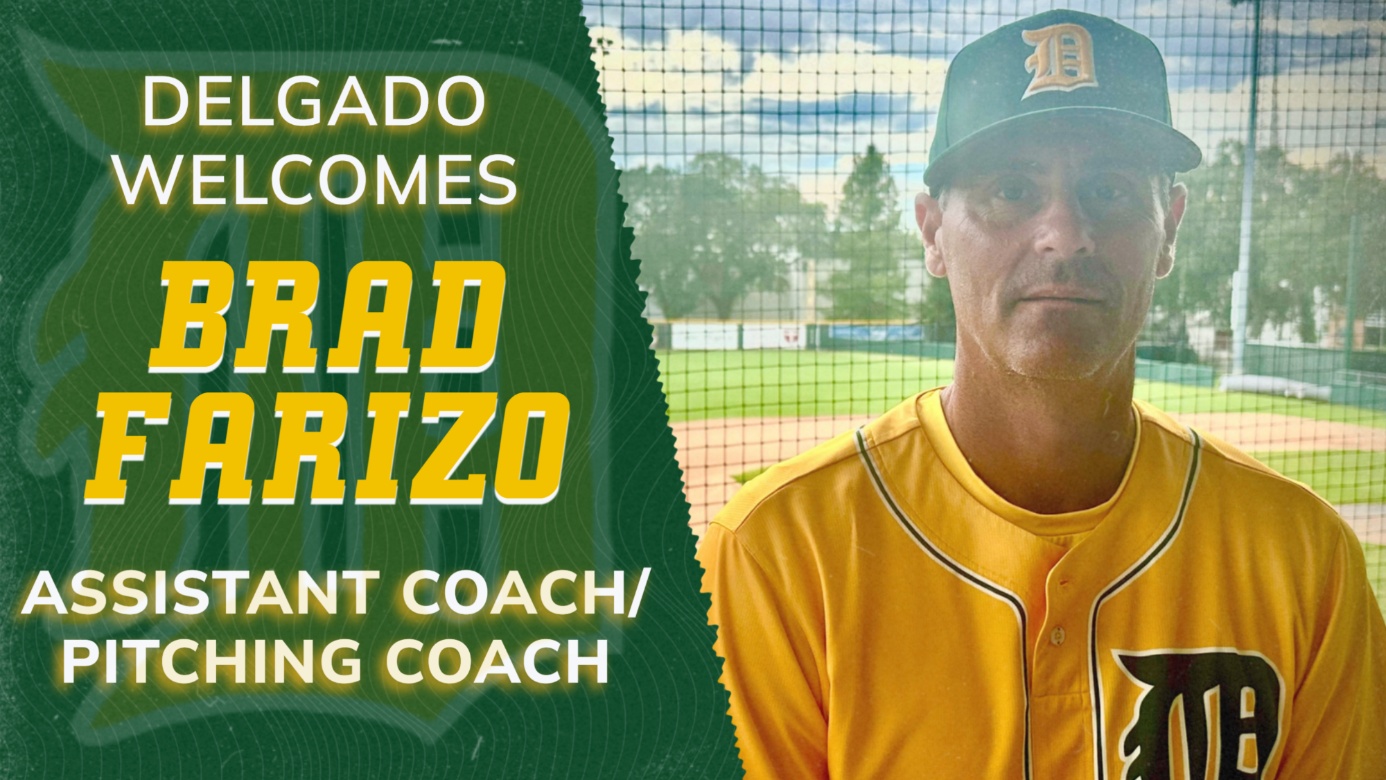 Assistant Baseball Coach Brad Farizo