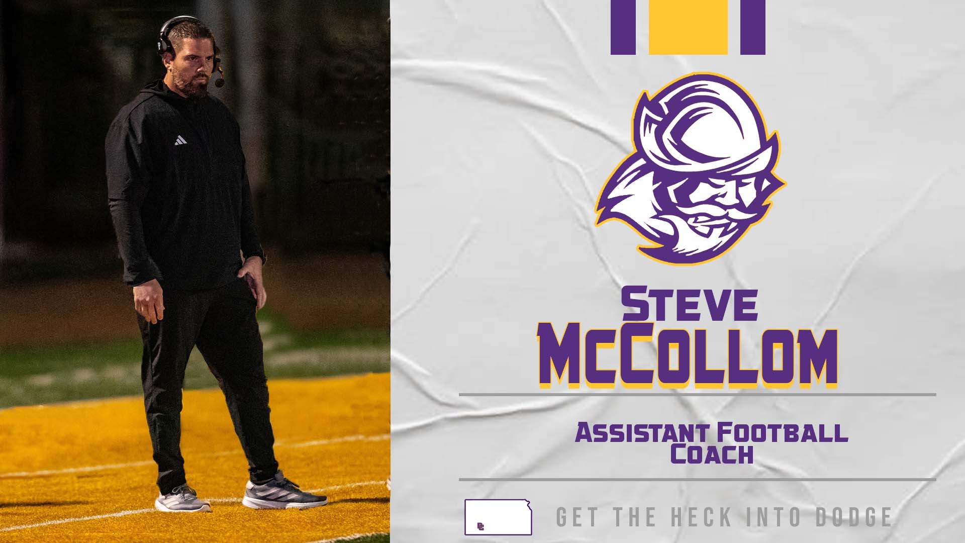 Steve McCollom - Dodge City CC Football Defensive Coordinator 