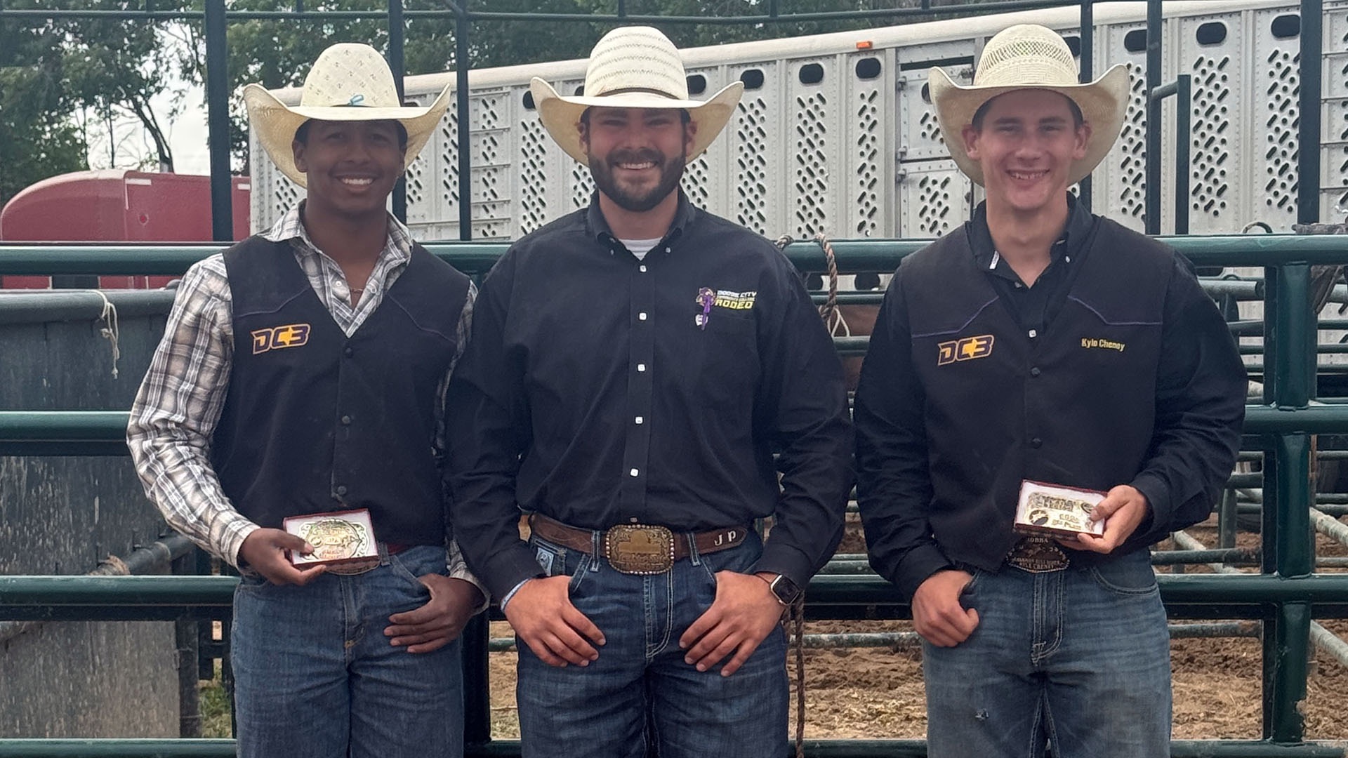 Tavi Ford, Head Coach Jacob Perkey, Kyle Cheney