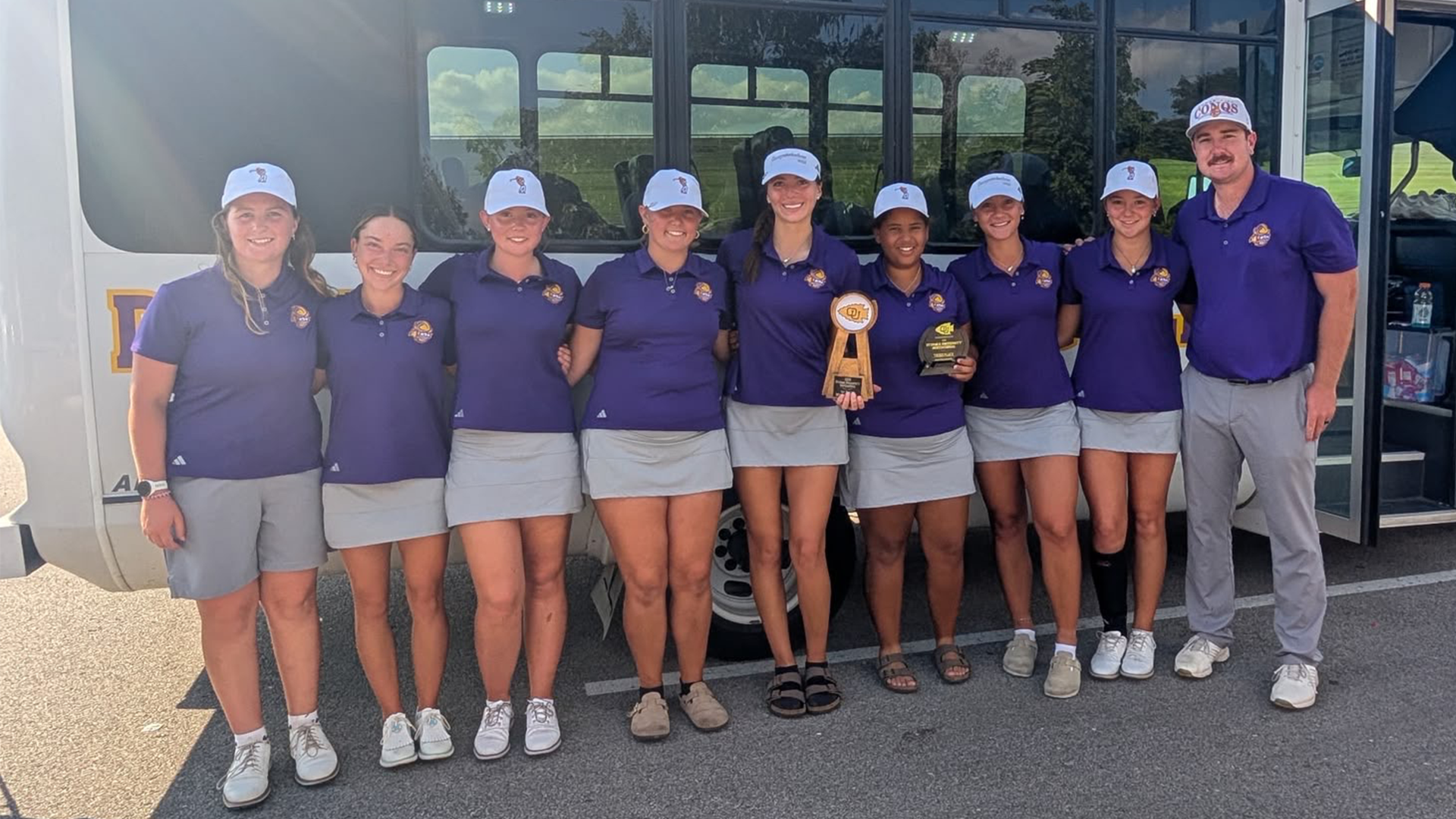 Dodge City CC Women's Golf wins the Braves Invitational in Lawrence, Kansas