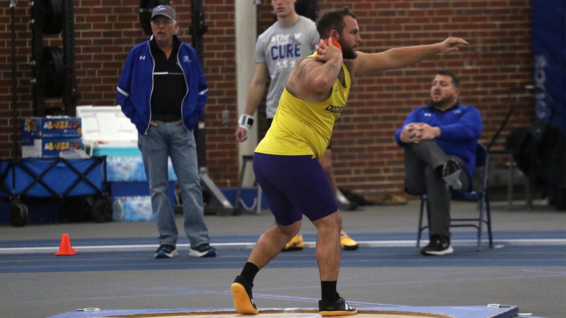 Dodge City track and field athlete, James Littlewood posted personal best throws in the hammer throw and discus at the Grizzly Gold Invite