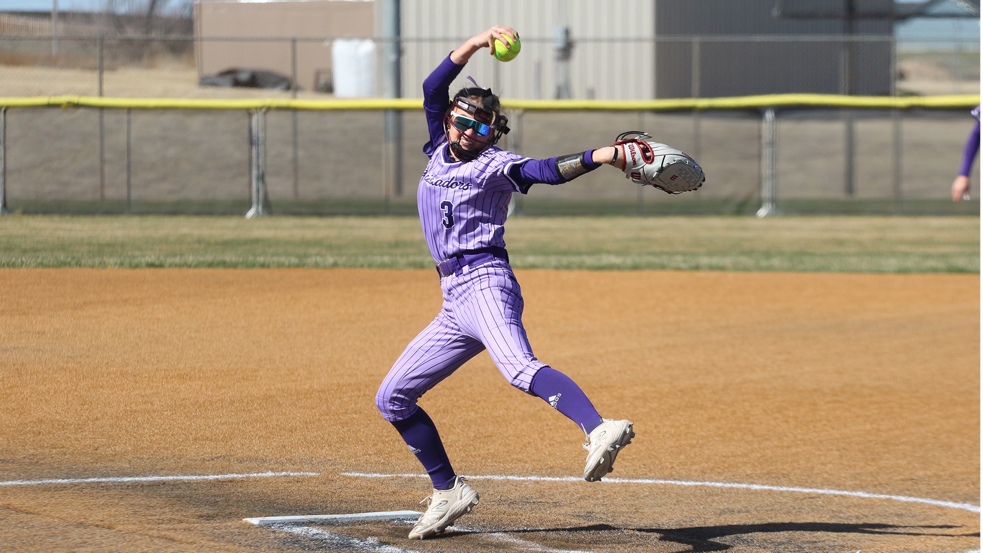 Dodge City CC softball pitcher, Shyann Clark gave up no hits and just one run in a 12-1 win on the road against Fort Hays Tech Northwest