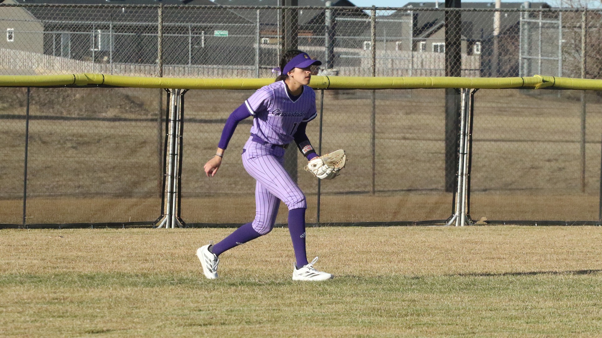 Dodge City CC softball player, Karen Galaviz belted four home runs in a doubleheader sweep of Pratt on the road. 