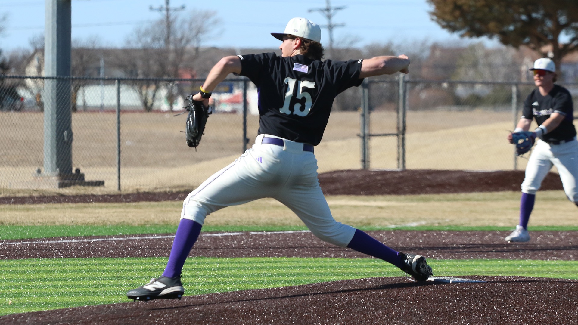 Dodge City CC pitcher, Cameron Stewart tossed a complete game shutout over seven innings in the Conquistadors 1-0 win over Pratt. 