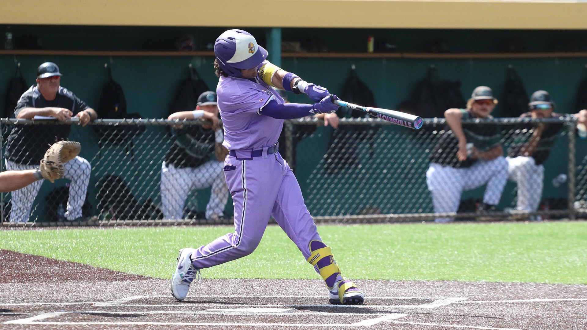Dodge City CC baseball player, Angel Vazquez recorded four hits in the doubleheader at home against Pratt. 
