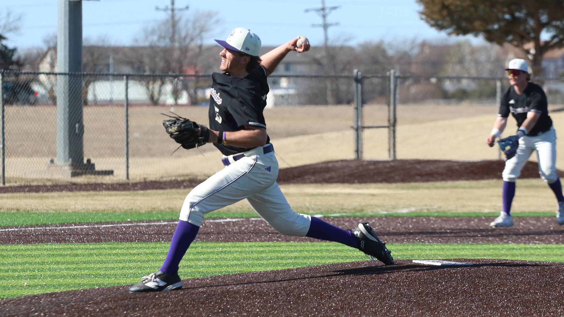 Dodge City CC baseball pitcher, Cameron Stewart tossed seven strong innings in a 1-0 win over Pratt and was selected KJCCC West Pitcher of the Week.