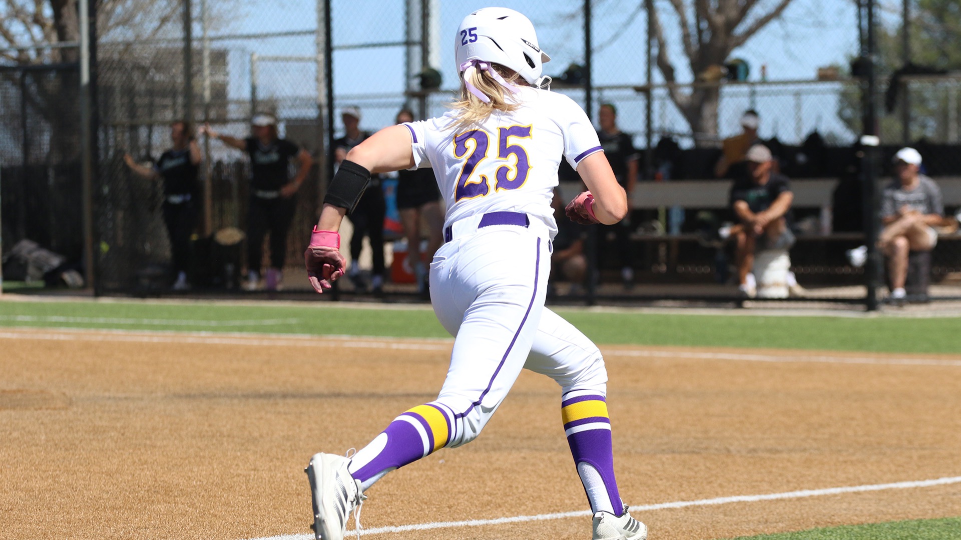 Dodge City softball player, Loren Sweat dropped a pair of games on the road against Butler