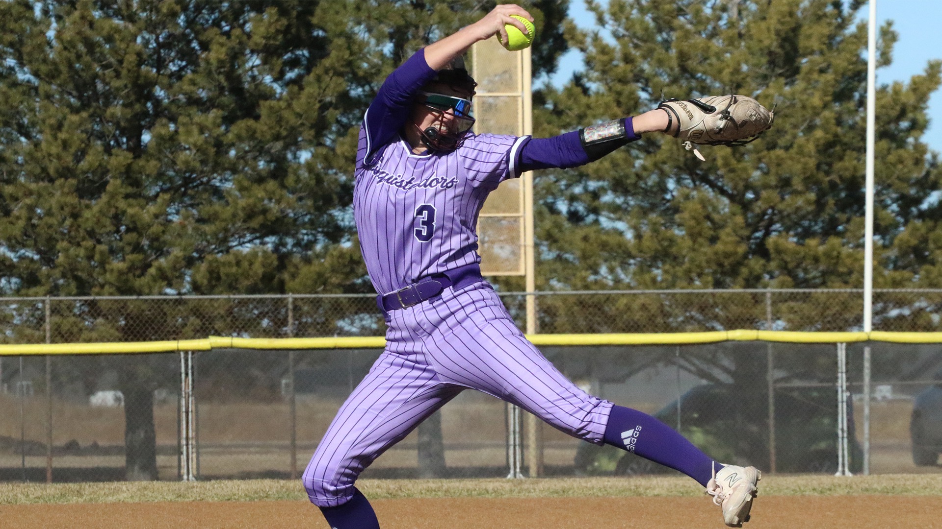 Dodge City CC softball player, Shyann Clark threw 2.1 scoreless innings in game two win over Seward County on the road.