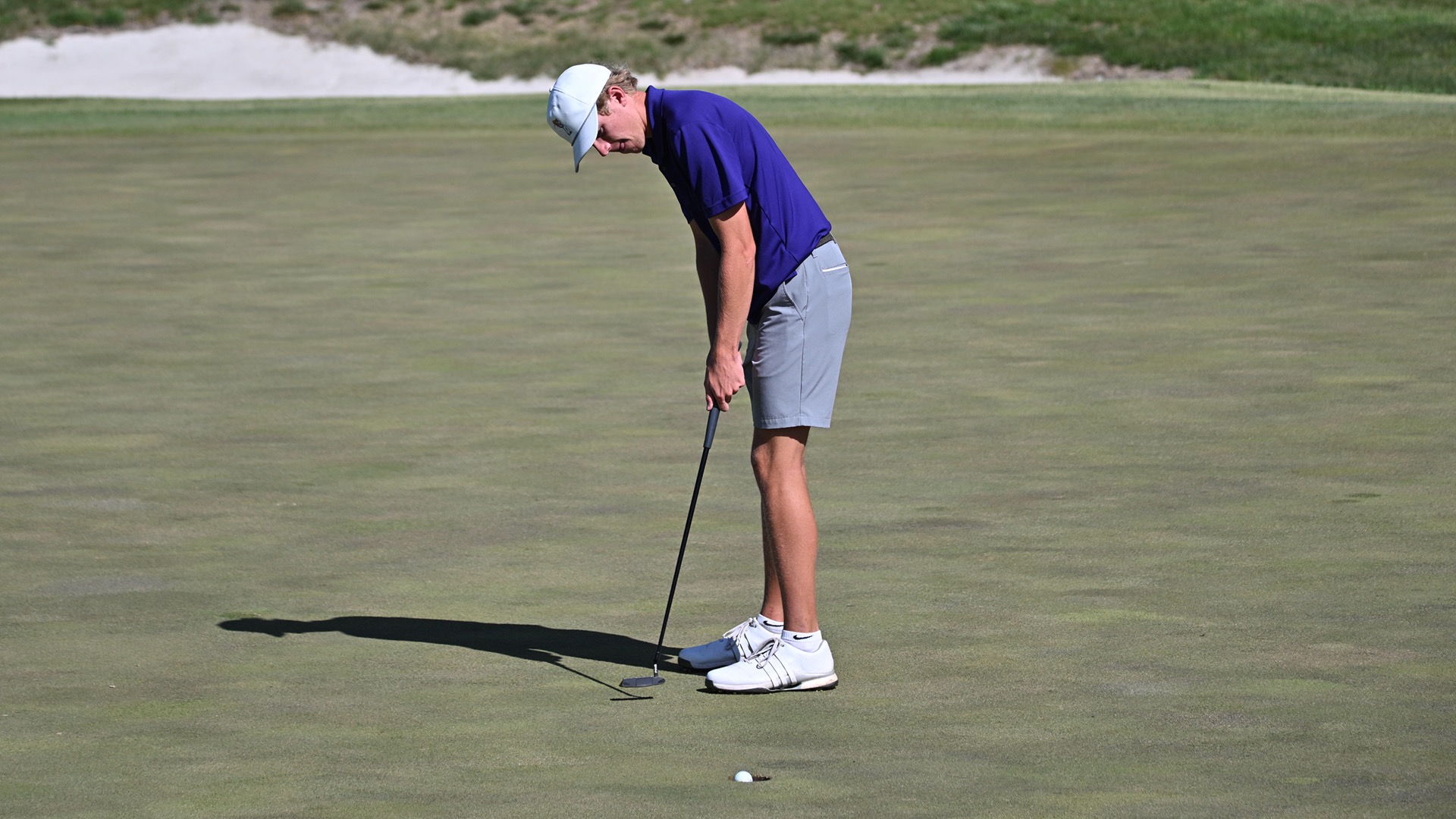 Dodge City CC men's golfer, Blake Strong competes for the Conquistadors at the Central District Championship