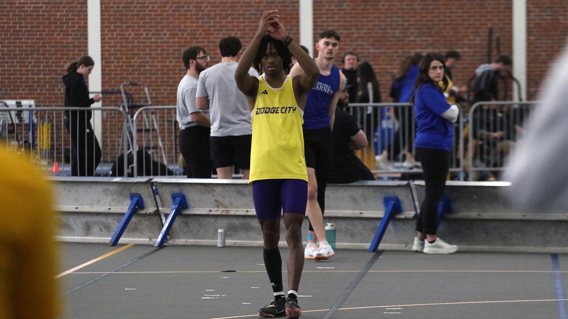 Track & Field athlete, Deven Bolton earned NJCAA Track & Field Men's Outdoor Athlete of the Week