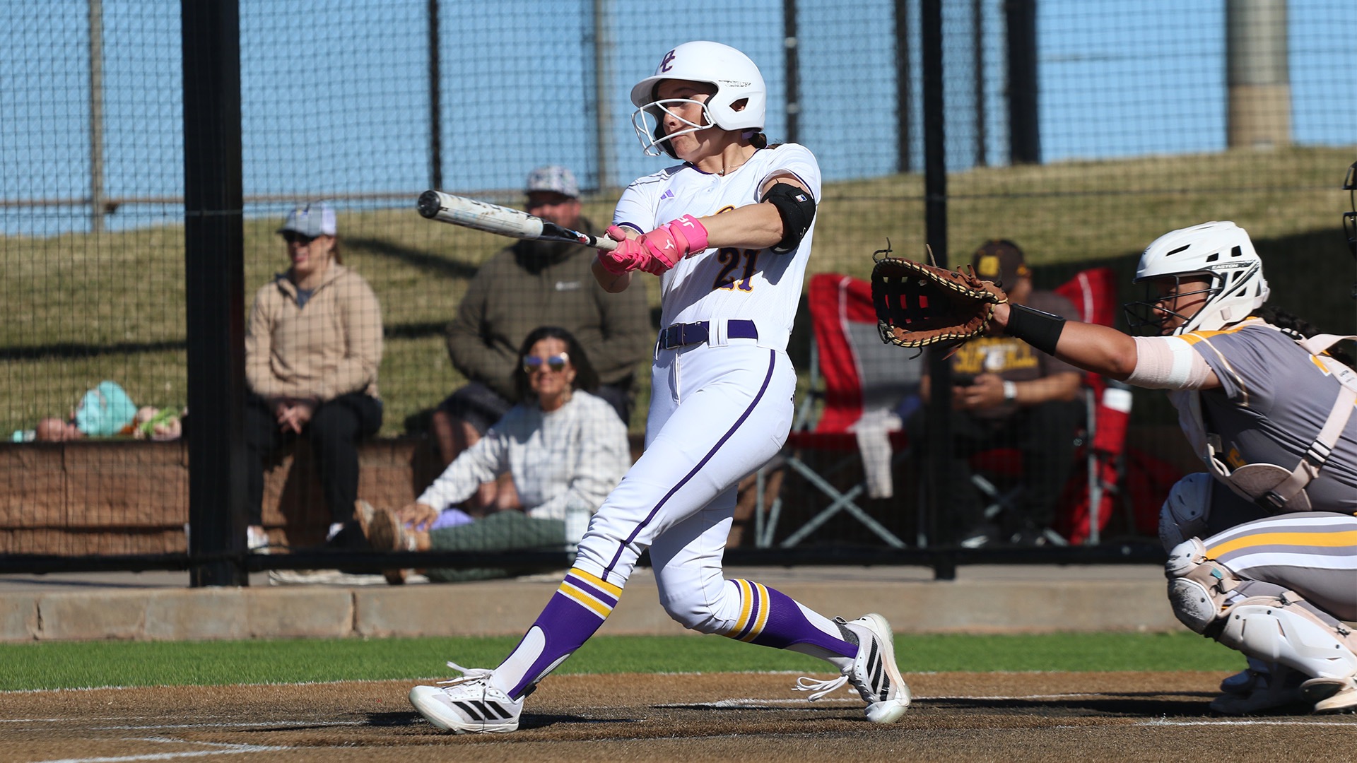 Dodge City Softball player, Dezarae Schmidt went 2-4 in game two against Garden City on the road.
