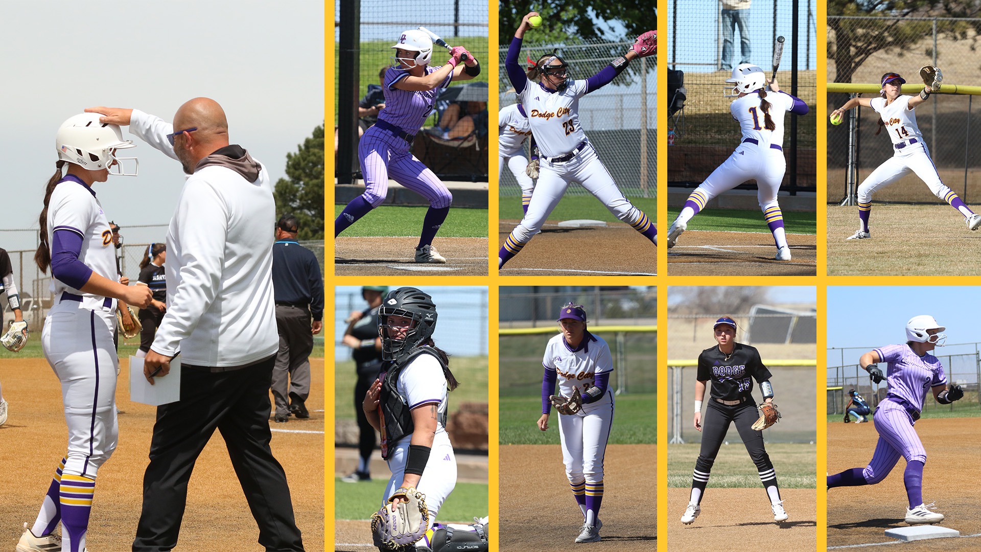 Dodge City CC Softball Coach, Mike Viramontez named KJCCC DI Coach of the Year & eight players earn KJCCC All-Conference honors