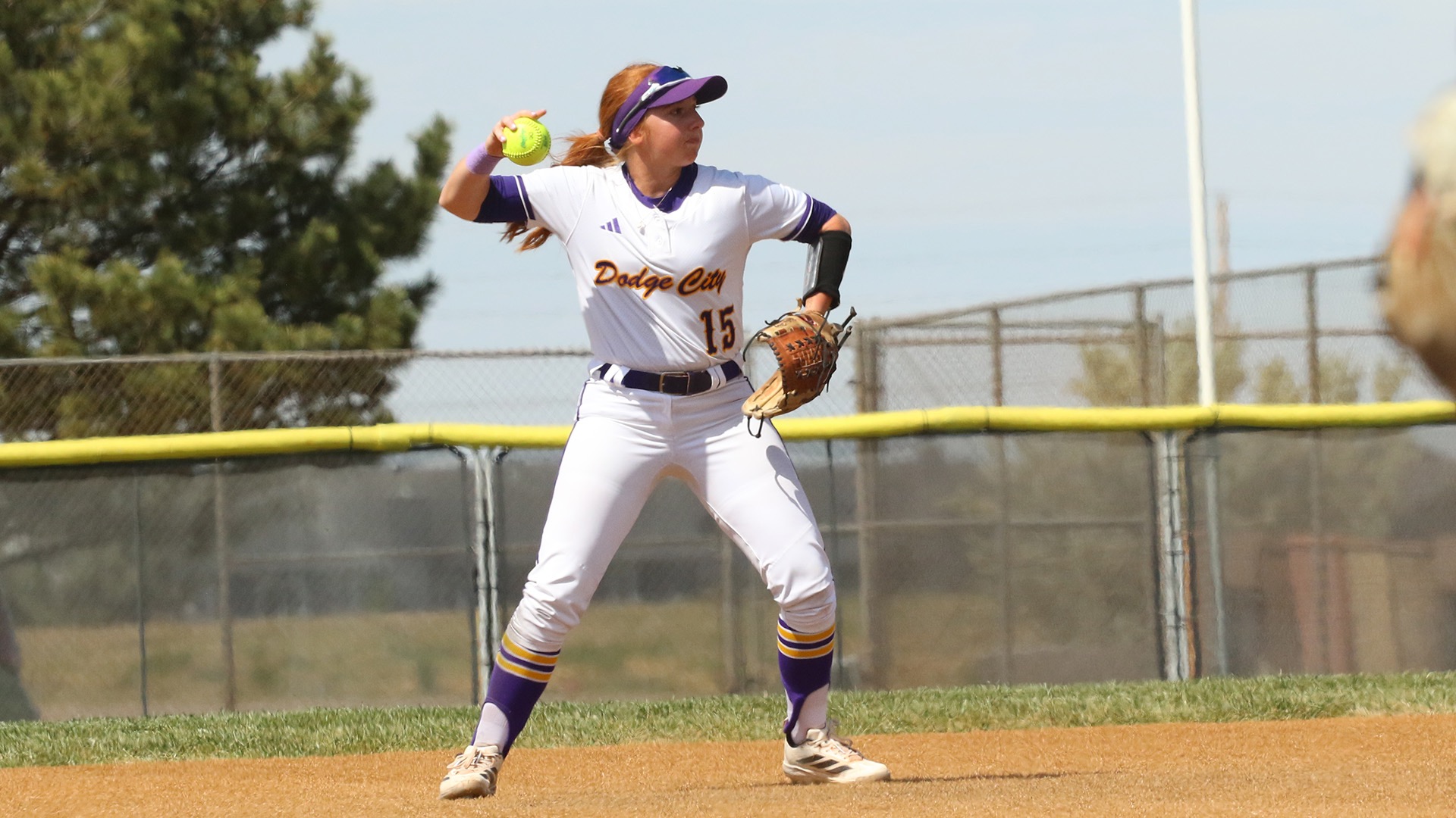 Dodge City CC softball player, Harley Shoaf earned NFCA NJCAA DI West All-Region first team honors at second base