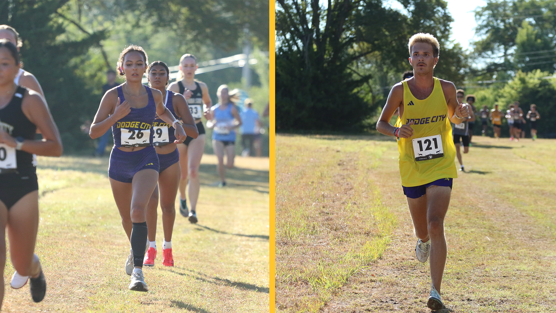 Mia Hegwood & Rylan Johnson - Dodge City CC cross country runners