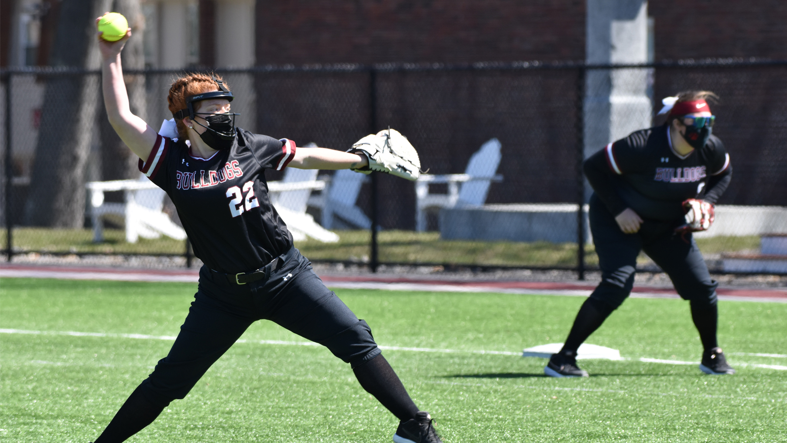 Softball Wins First Game in GNAC Dean College