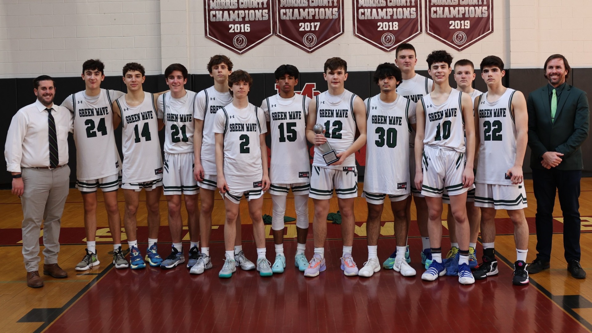 JV Hoops Wins Morris County Tournament Delbarton Athletics