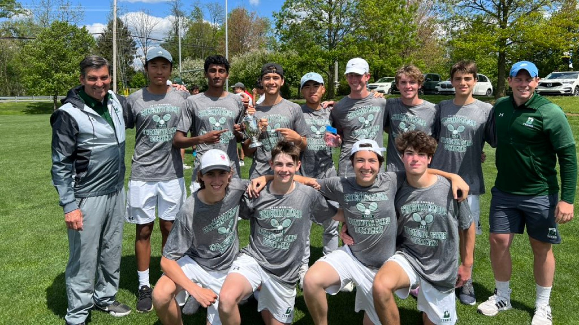 Tennis Team Wins First Episcopal Academy Doubles Tournament Delbarton