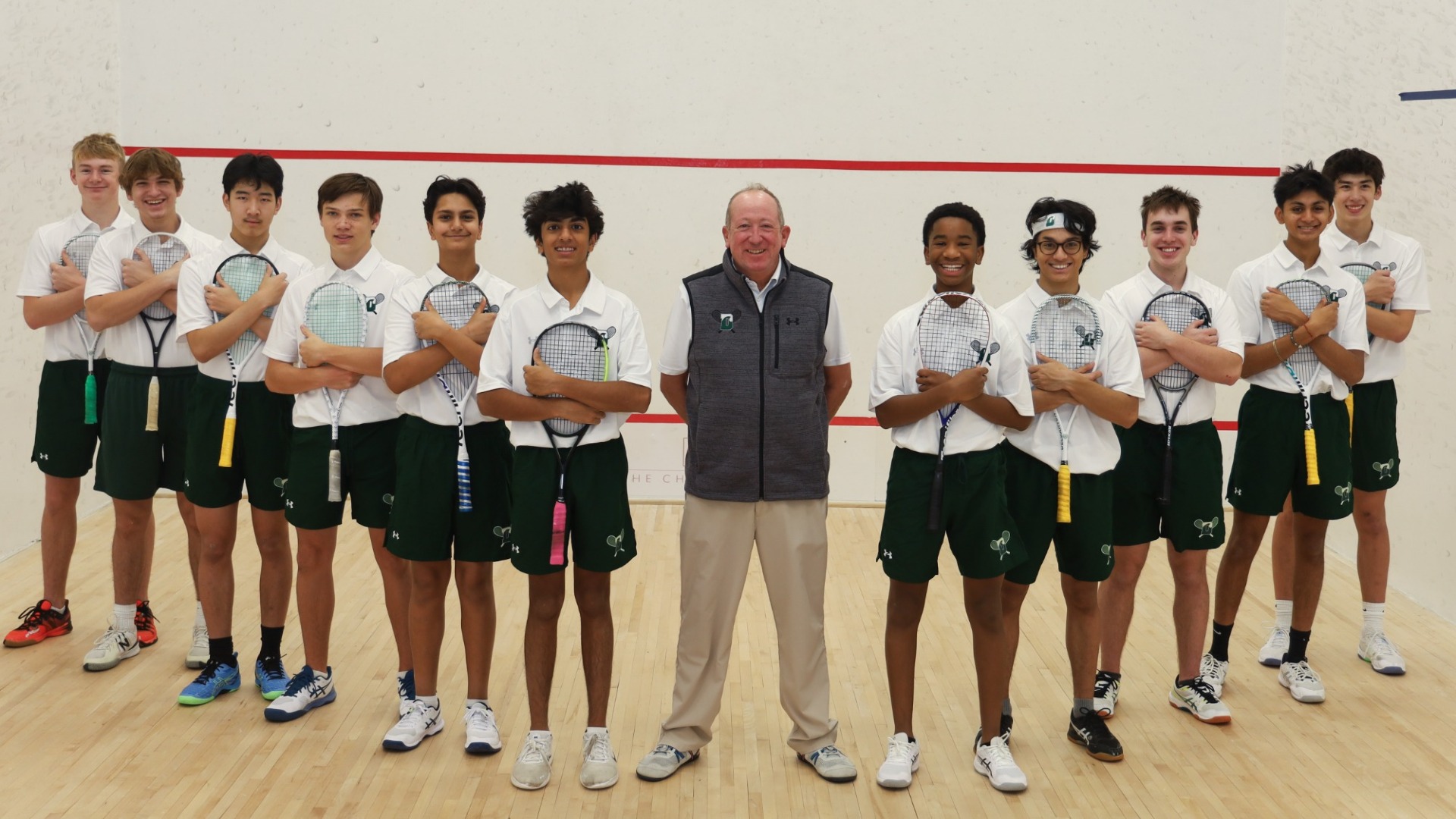 2024 squash team photo