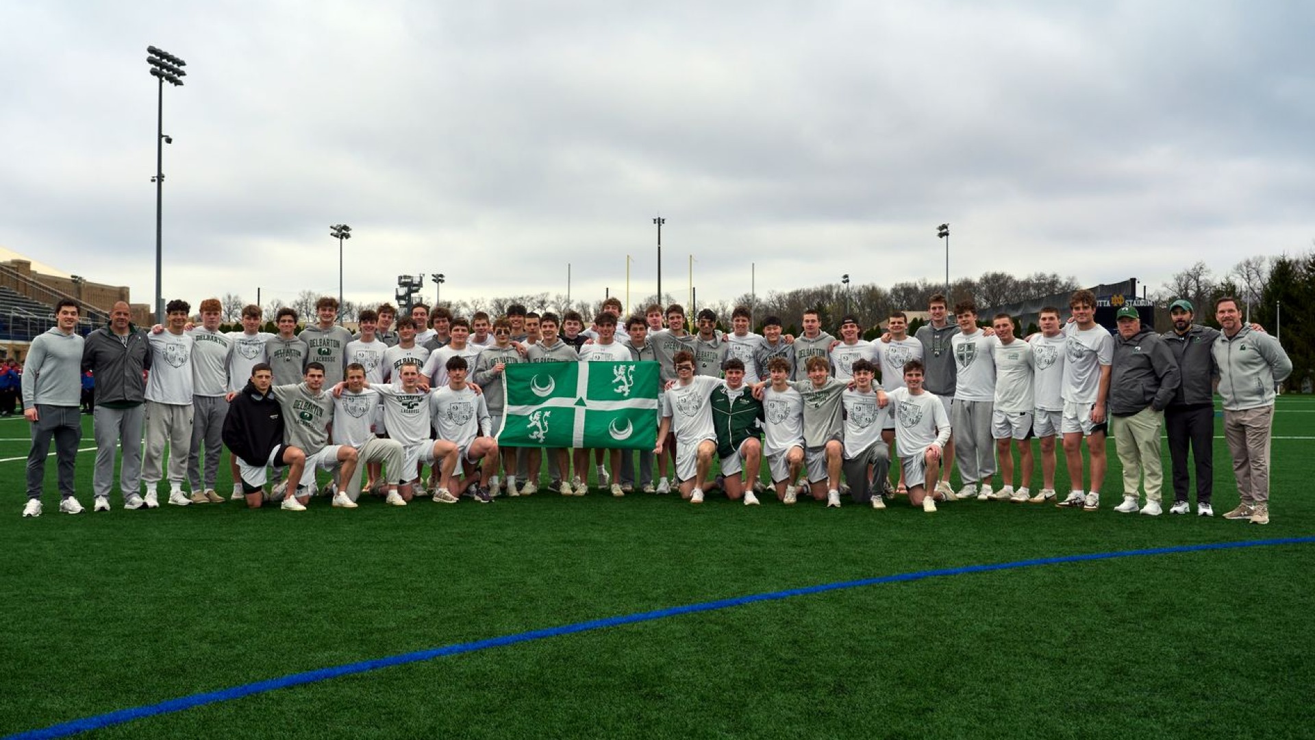 lacrosse team at golden domer classic