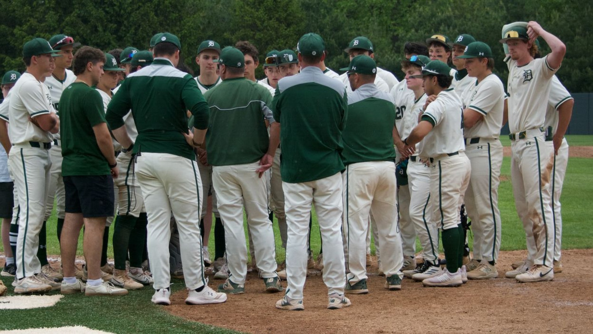 baseball team with coach