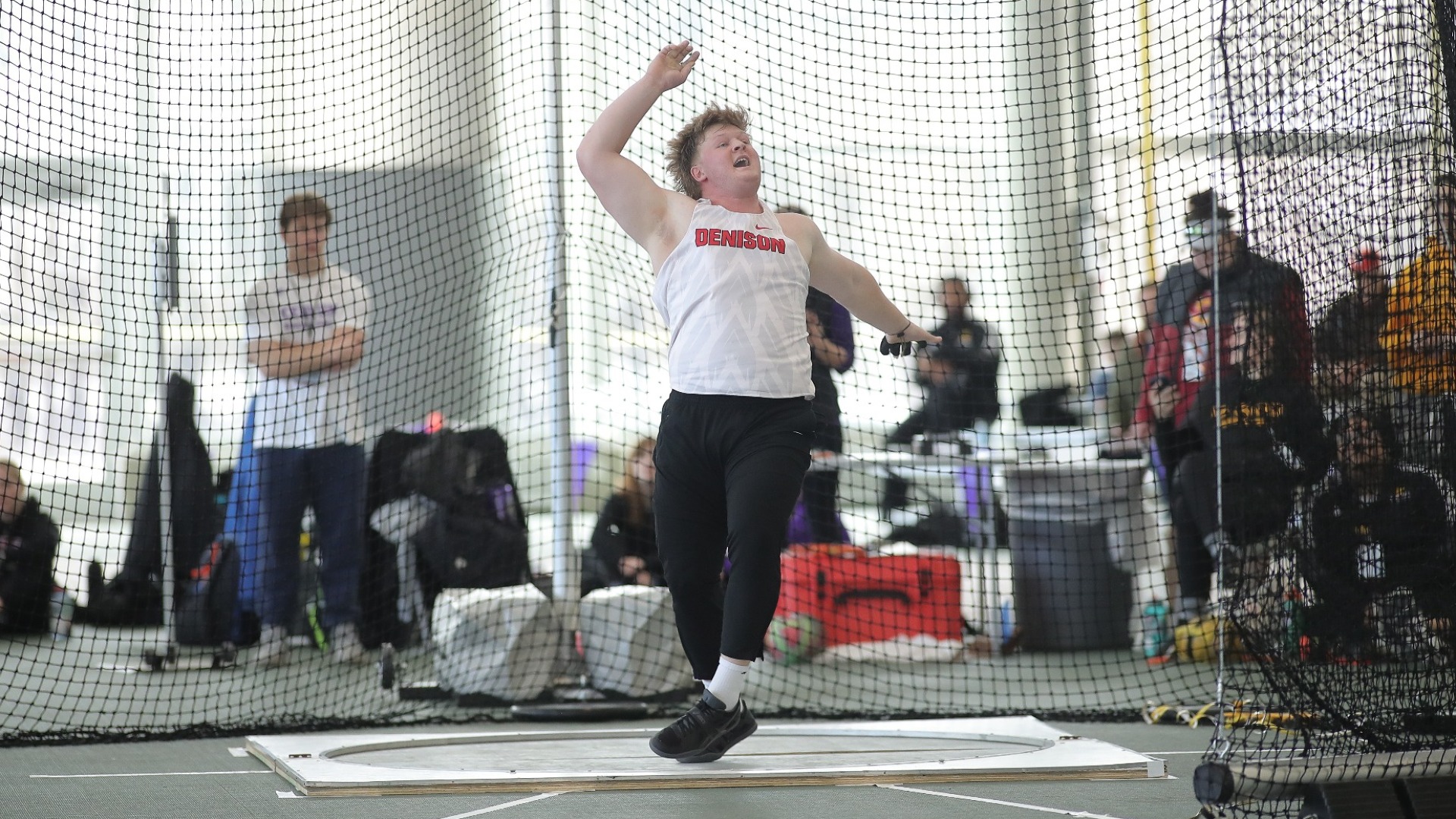 Chris Slater throwing weight throw NCAC Indoor Championships 2024