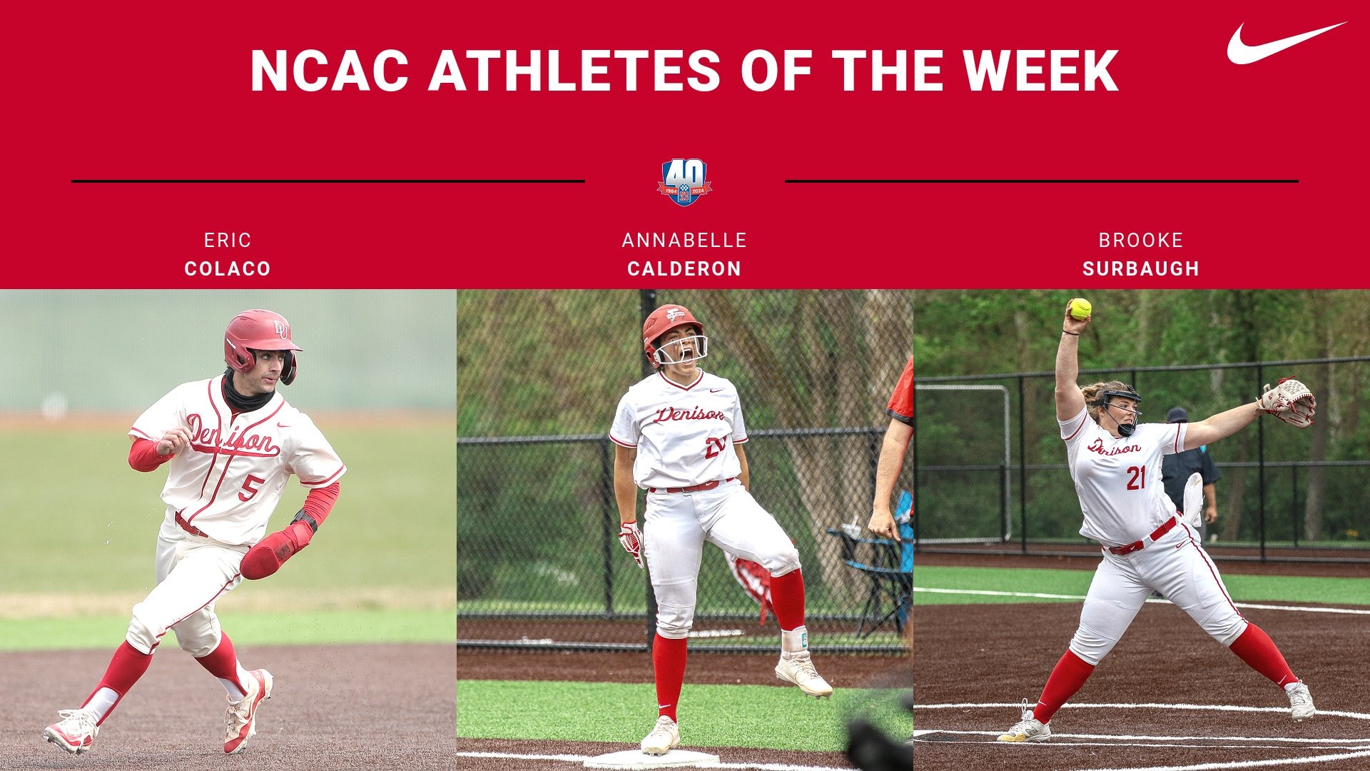 Denison puts 141 studentathletes on NCAC Academic Honor Roll Denison