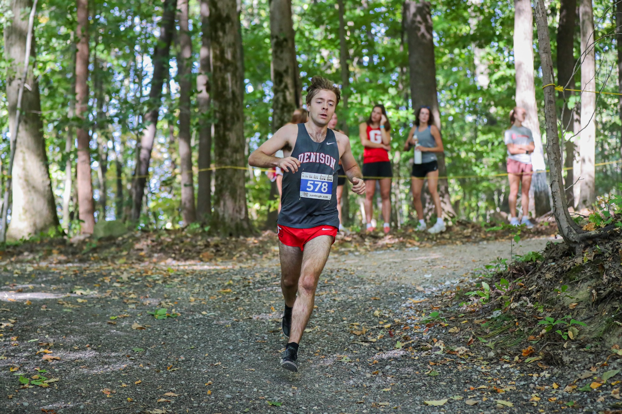 Denison running cross country