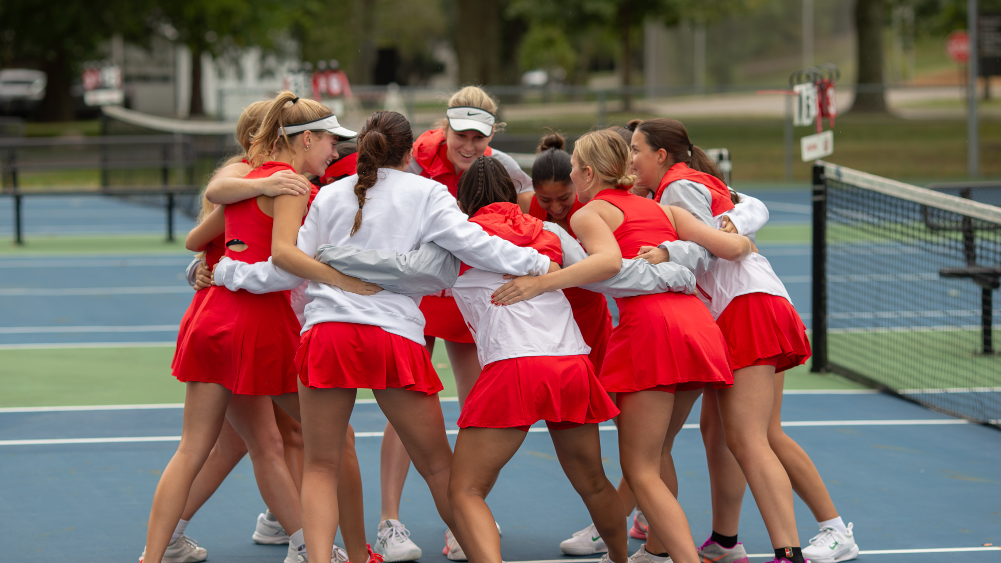 Denison women's tennis before the Big Red Invitational