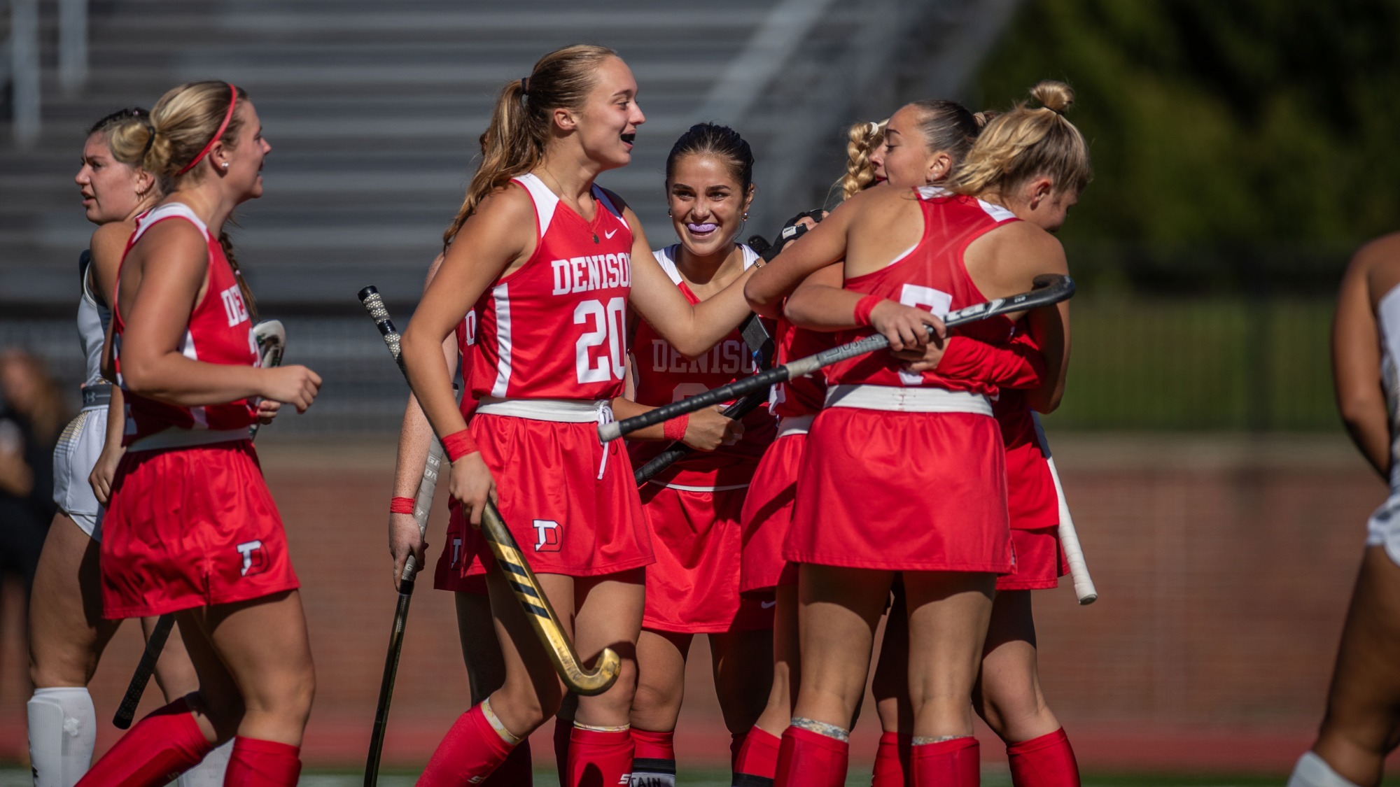 Denison FH celebrating Edwards goal