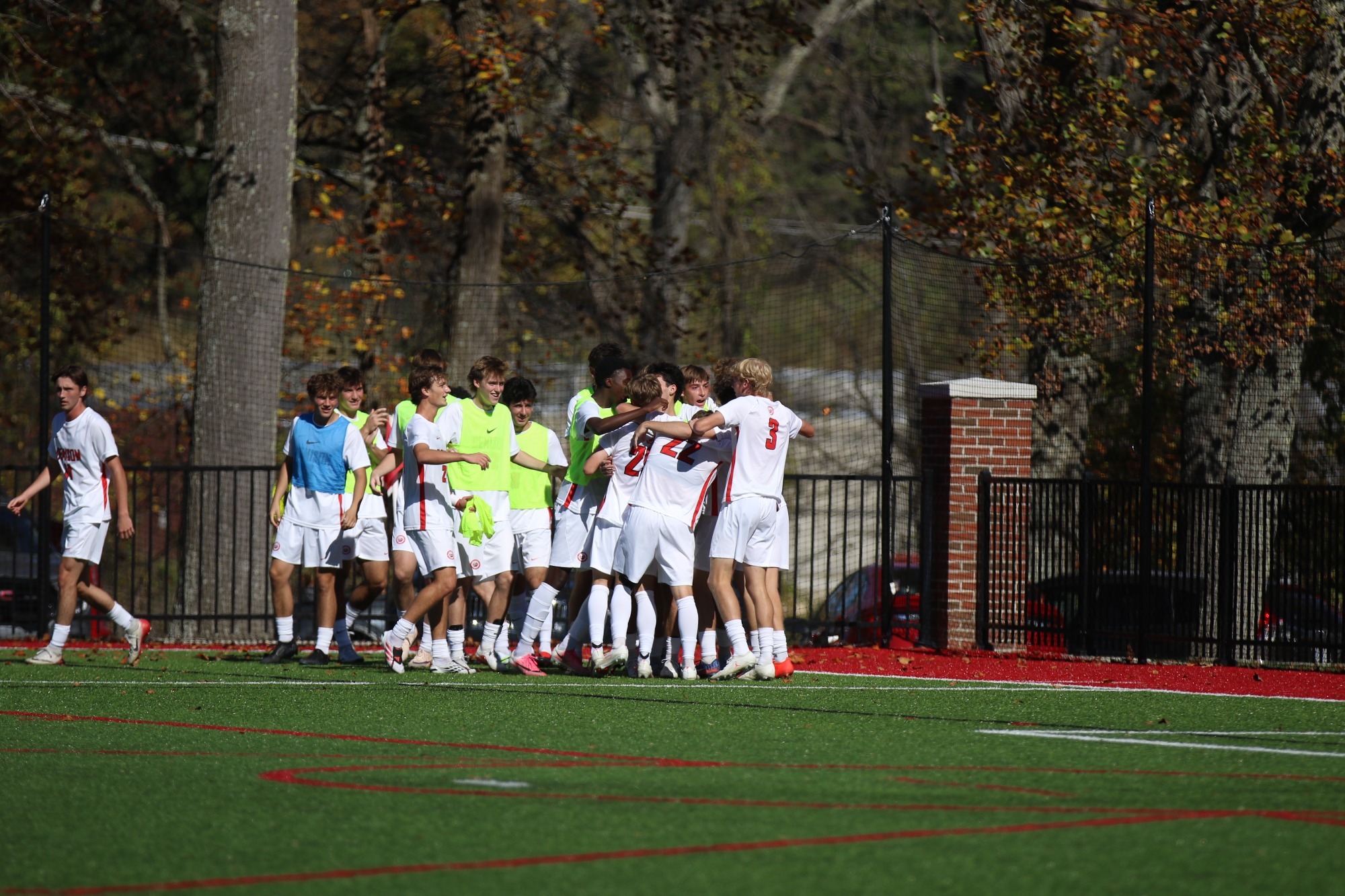 Team Celebrating Colin MacDonald Goal