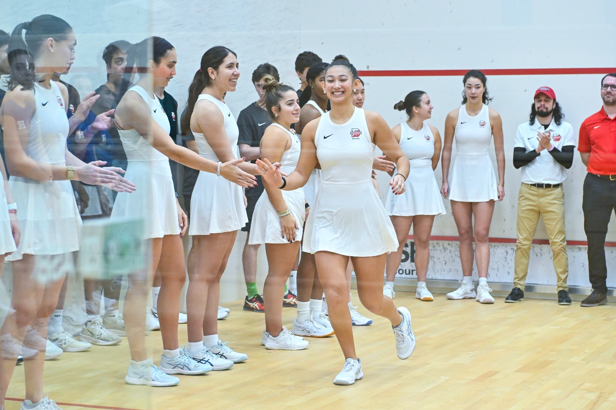 Maddie Ruggie Shaking Hands