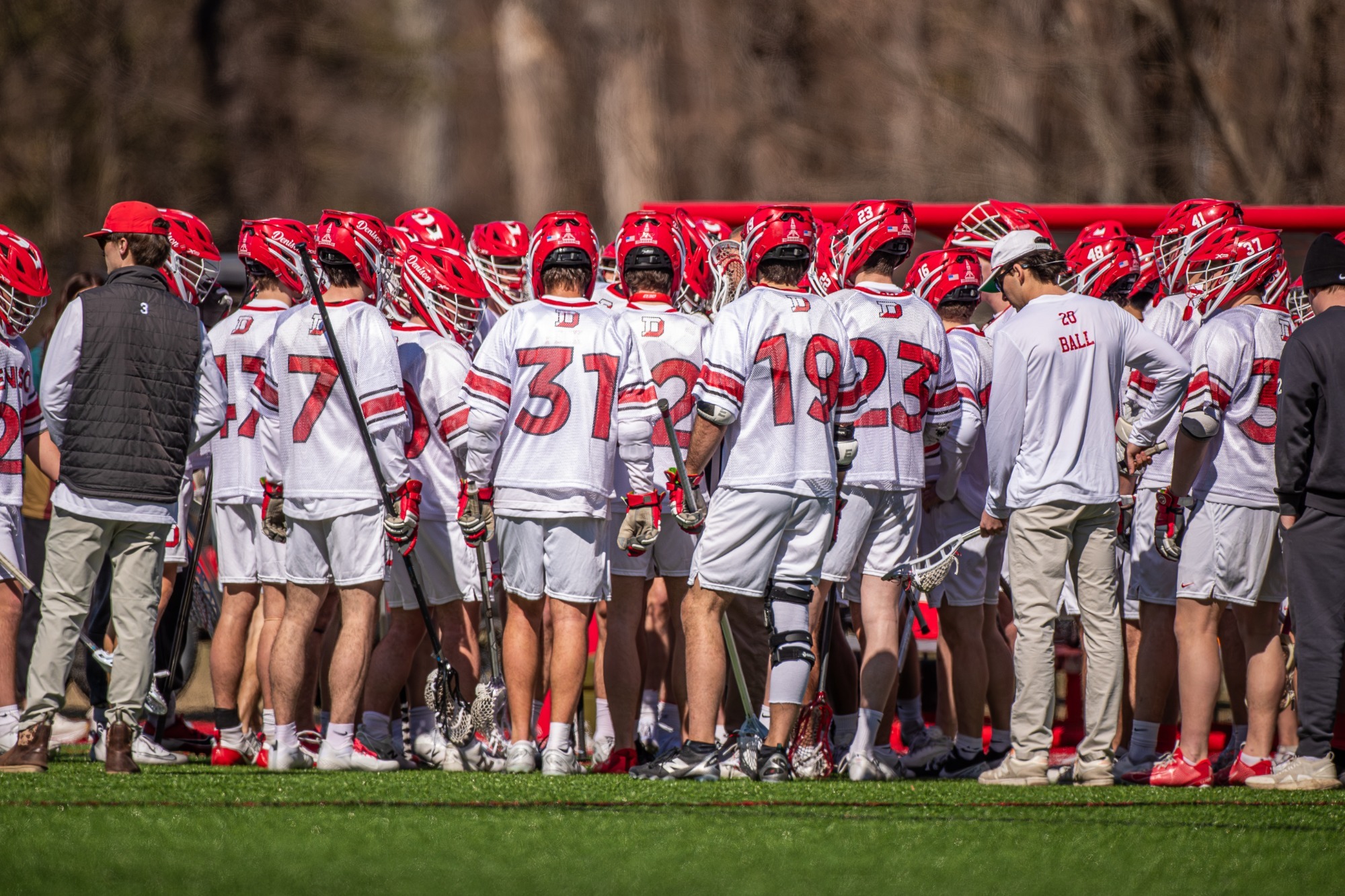 Denison vs. Lynchburg Huddle