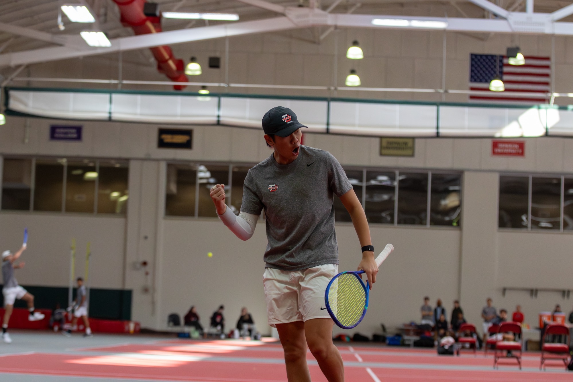 Wesley Huang Celebrating After Point