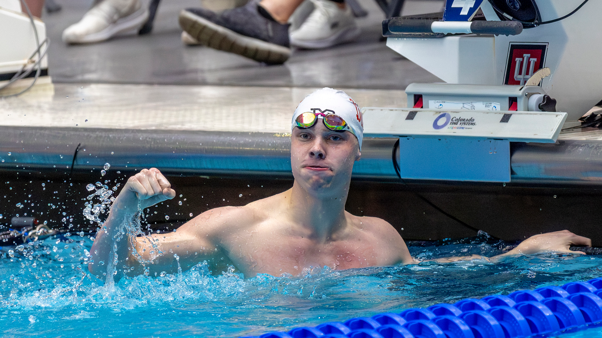 Jack Hill Celebrating at the 2026 NCAAs