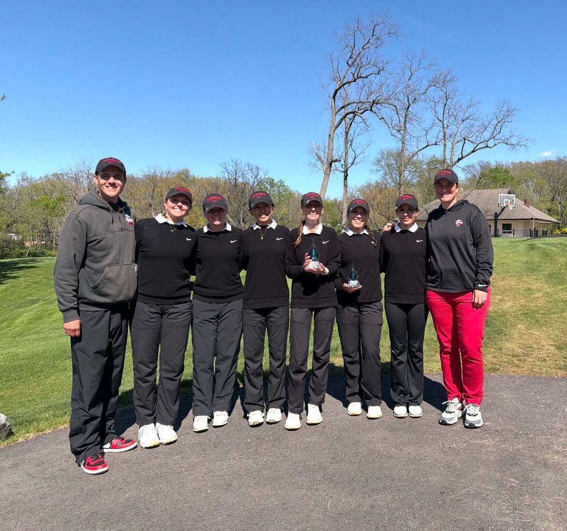 Women's Golf After Winning Intercollegiate
