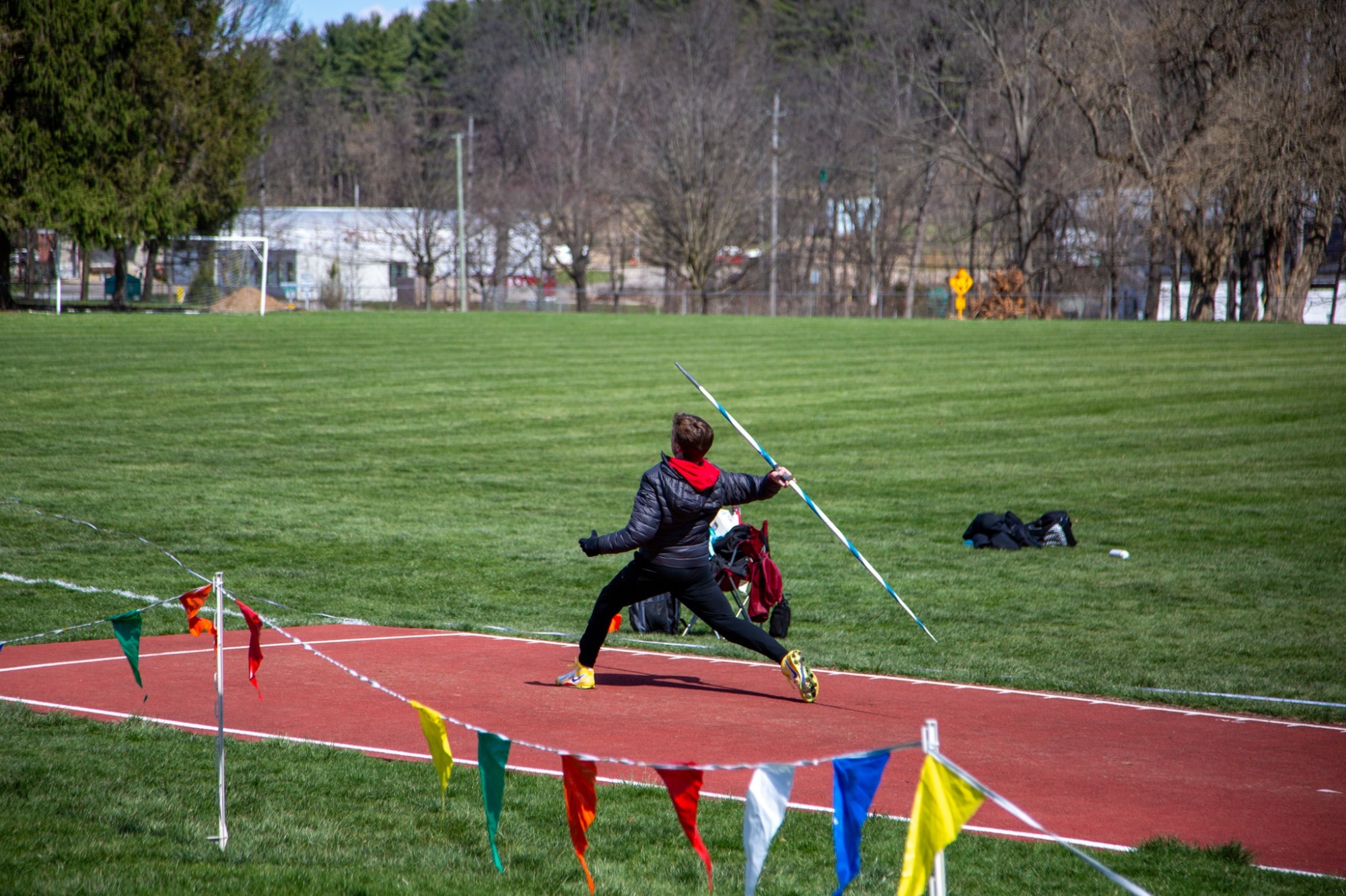 Jonathan Westfall Throwing Javelin