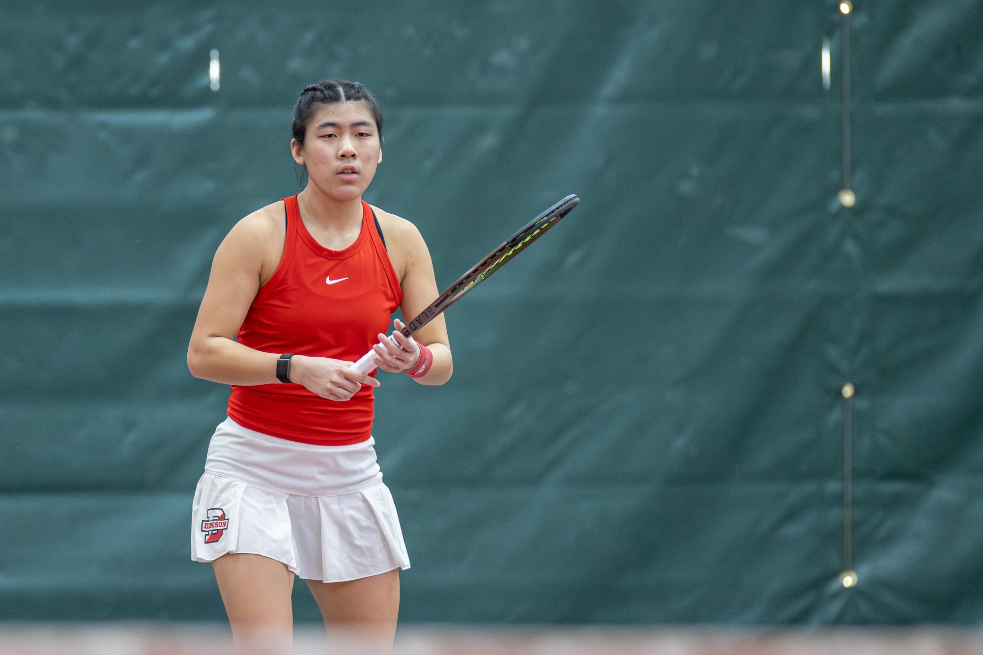 Peyton Oda Waiting on Serve