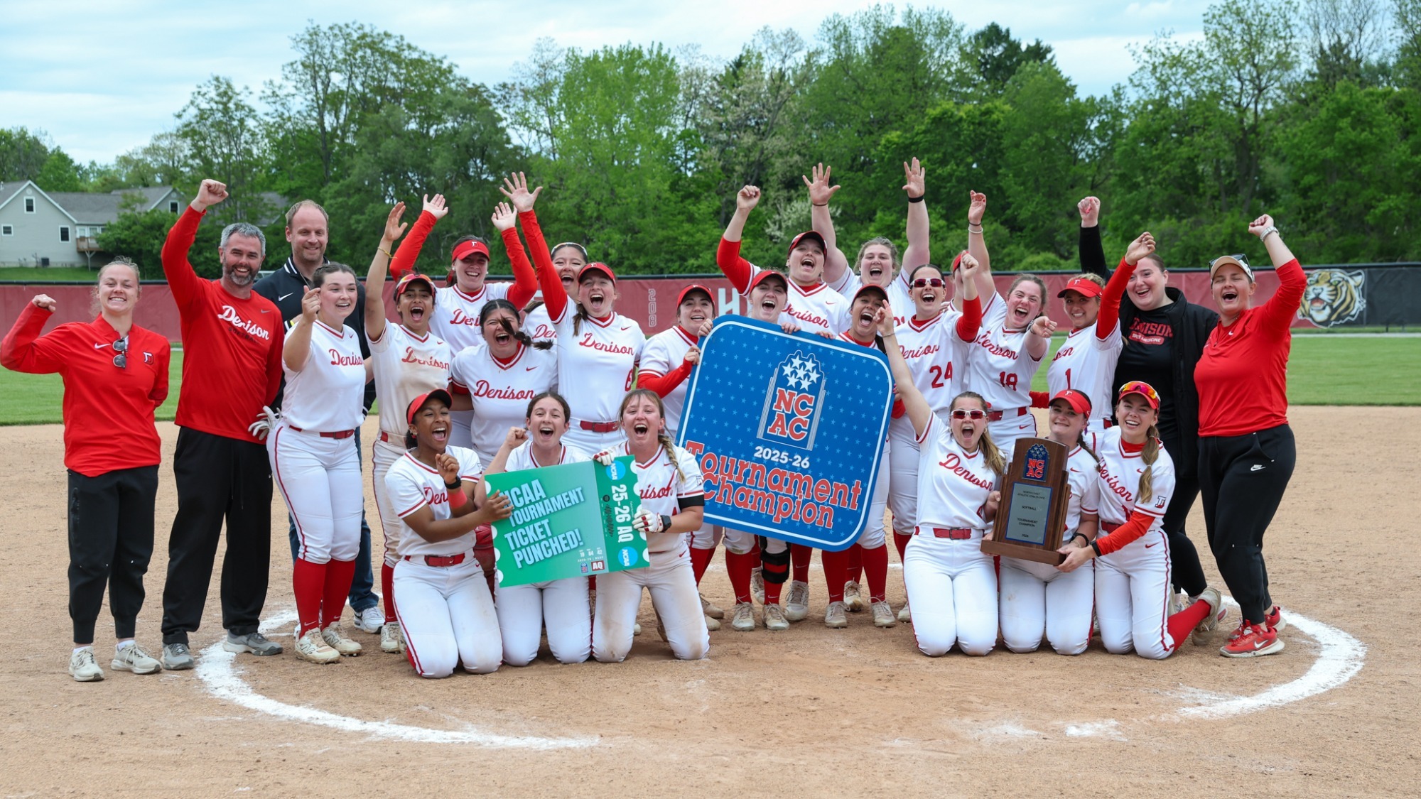 Team Celebrating NCAC Championship