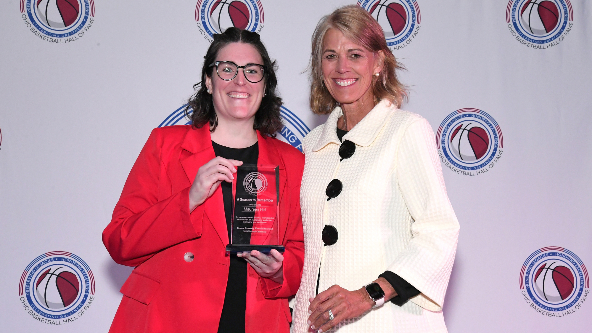 Hirt and WBB win Ohio HOF award-2026