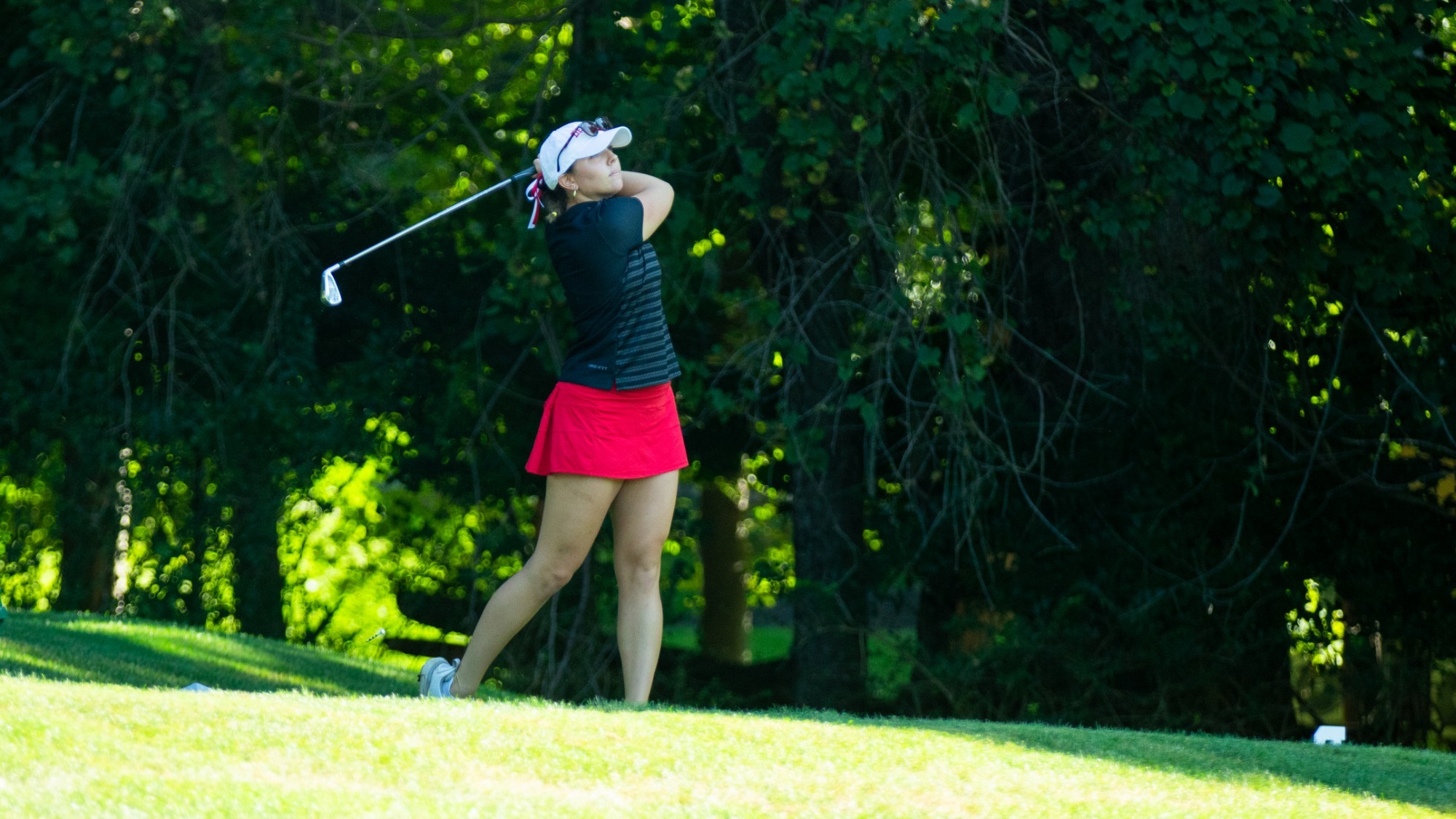 Oge teeing off