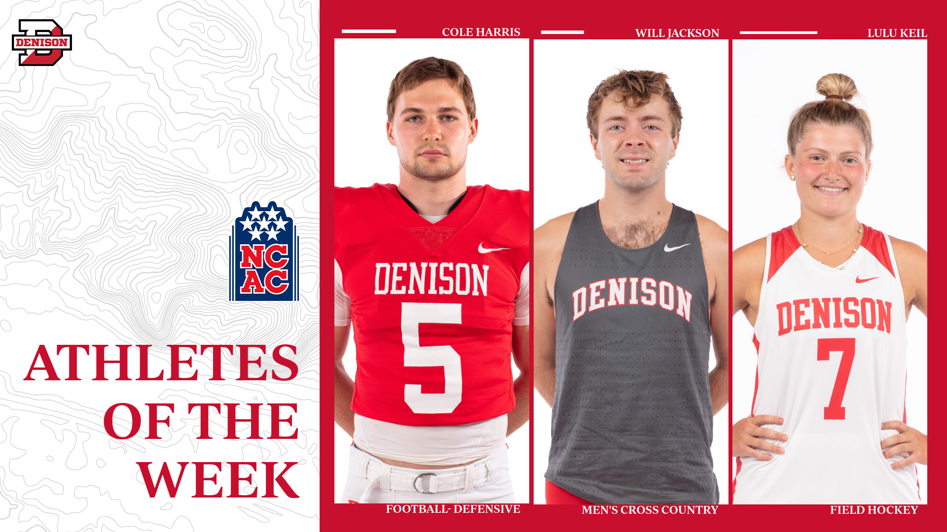Harris, Jackson, Keil win AOW honors