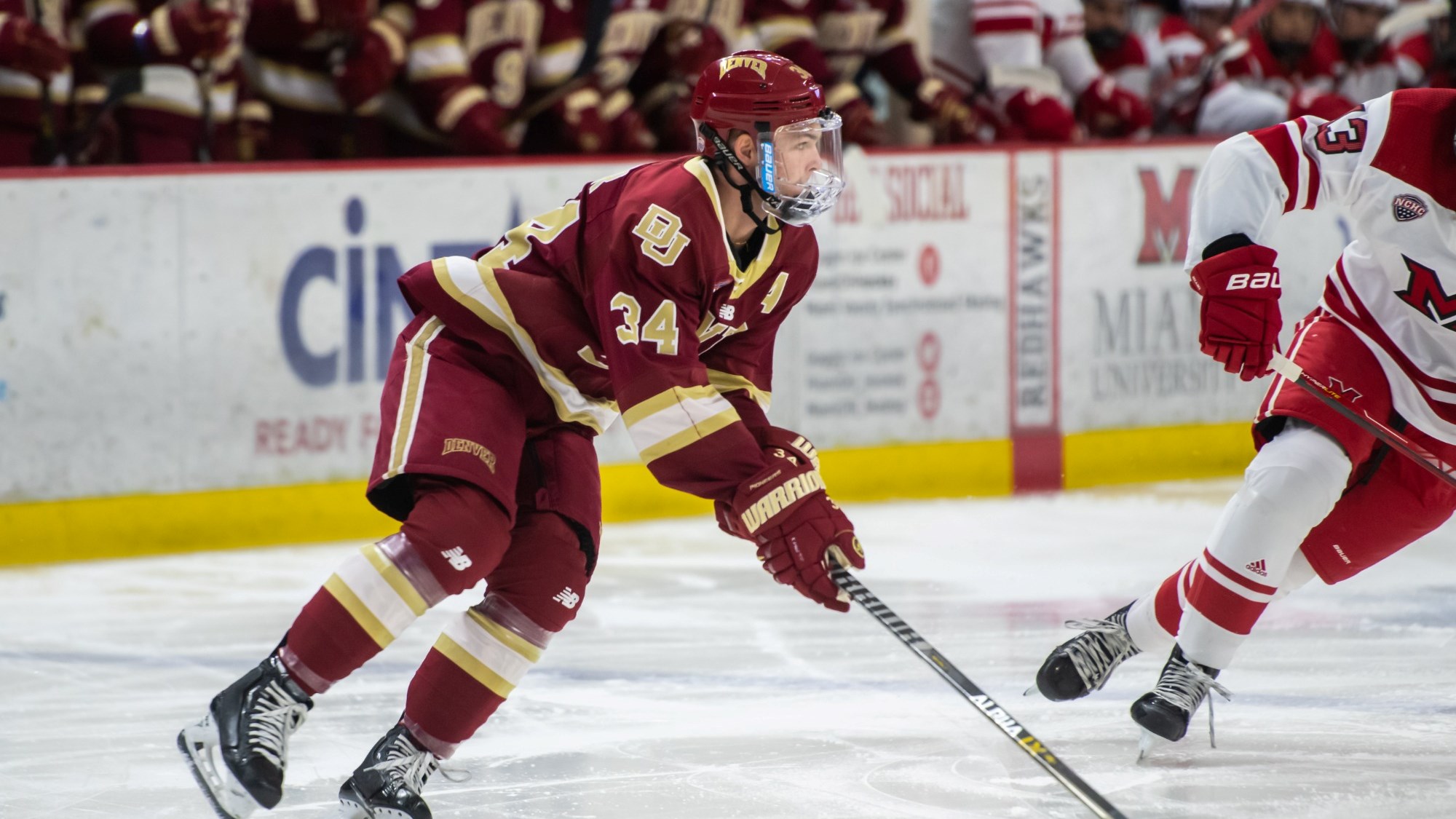 Carter Mazur Men's Ice Hockey University of Denver Athletics